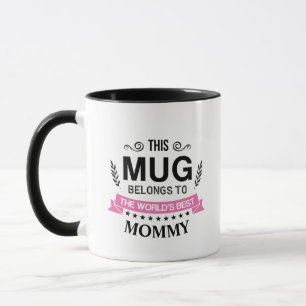 Mugg tillhör världens bästa Mamma Anpassningsba