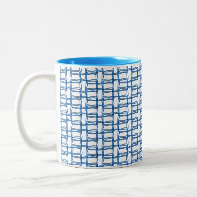 Mugg - Tråd i Aqua (Vänster)