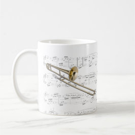 Mugg - Trombone (tenor) med notblad