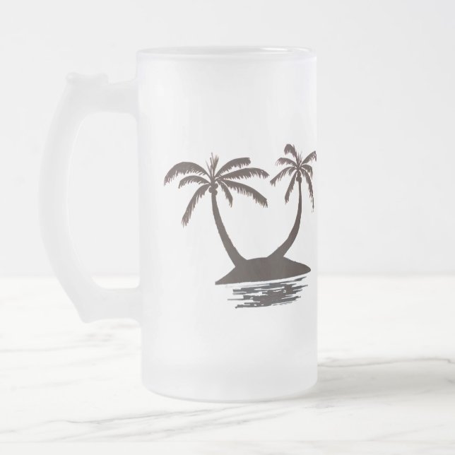 Mugg - Tropiska ön Silhouette (Vänster)