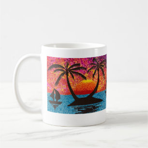 Mugg - Tropiska ön Sunset