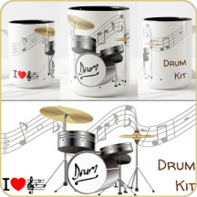 MUGG - Trumkitdesign - jag gillar musik