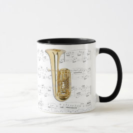 Mugg - Tuba med notblad