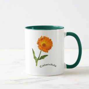 Mugg - Två kalendulablommor