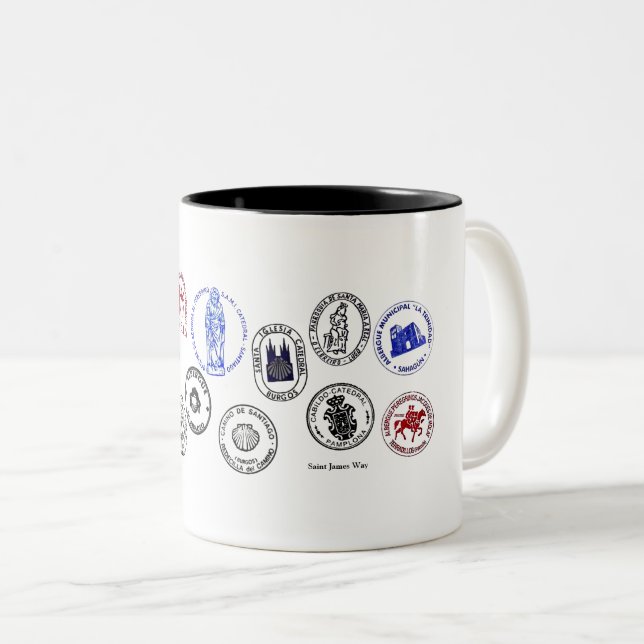 Mugg Two Tones Saint James Way (Framsida höger)