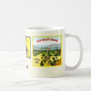 Mugg - Upland CA - Fruit Låda-etiketter