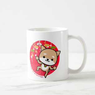 Mugg - valp - röd japan