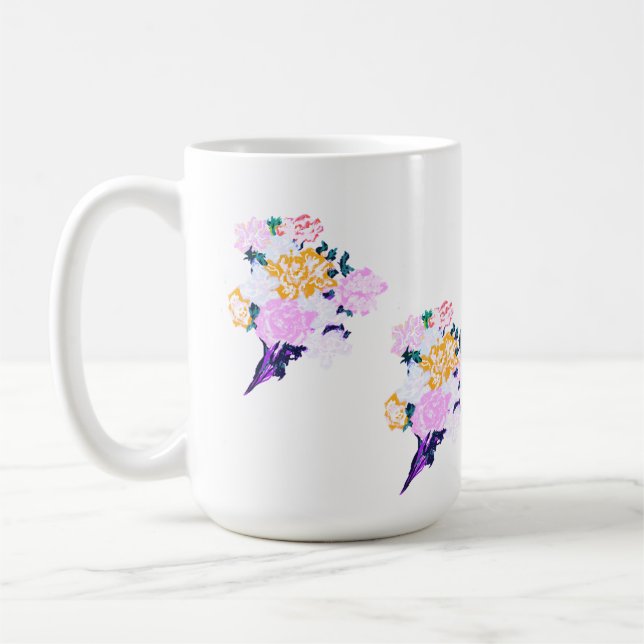 Mugg: Vår blommor Kaffemugg (Vänster)