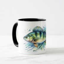 Mugg - Vattenfärgsserie: Perch