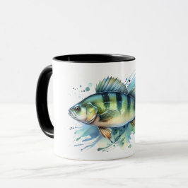 Mugg - Vattenfärgsserie: Perch