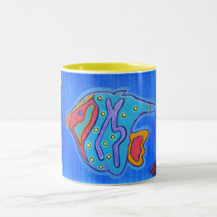 Mugg - Vibrant tropisk fisk