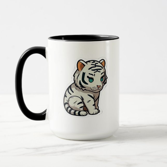 Mugg White Tiger (Vänster)