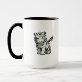 Mugg White Tiger