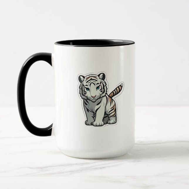 Mugg White Tiger (Vänster)
