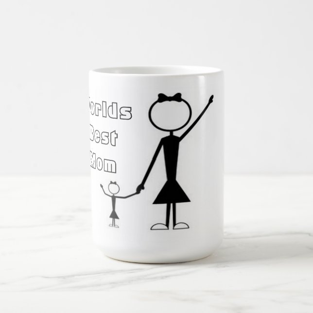 Mugg/World Best Mamma med Mor och dotter Kaffemugg (Center)