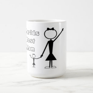 Mugg/World Best Mamma med Mor och dotter Kaffemugg