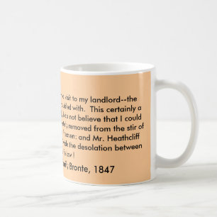 Mugg Wuthering Heights av Emily Bronte, 1847