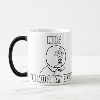 MUGG Y U INGA STAGBLÅTT? - Morfmugg