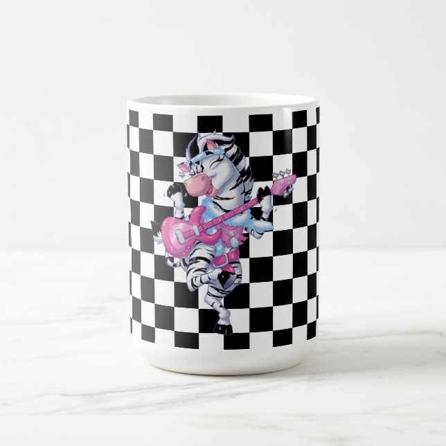 Mugg/Zebra och Kontrollerad Kaffemugg (Center)