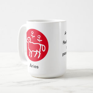 Mugg - Zodiac Färg för Aries