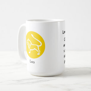Mugg - Zodiac Färg för Leo