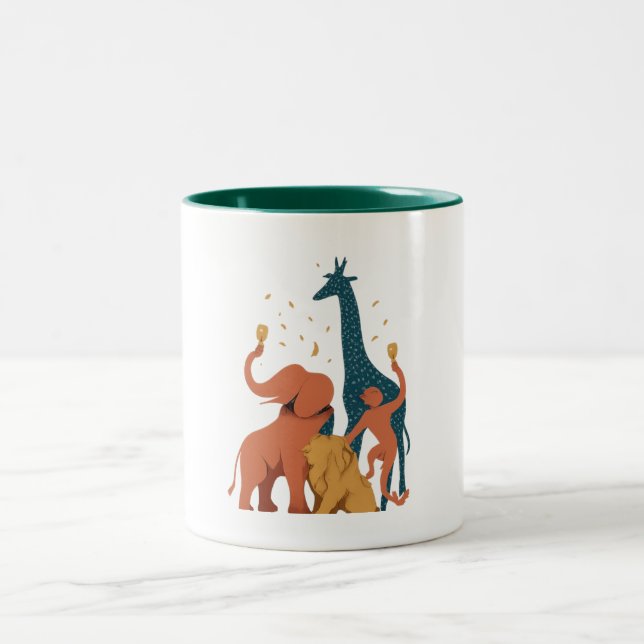 Mugg - Zoo djur som festar (Center)