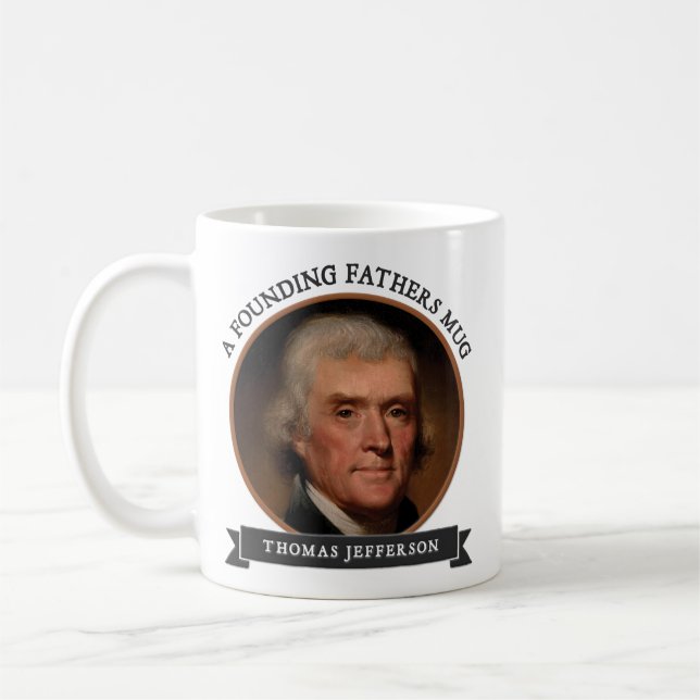 Muggar av founding fathers: Thomas Jefferson (Vänster)