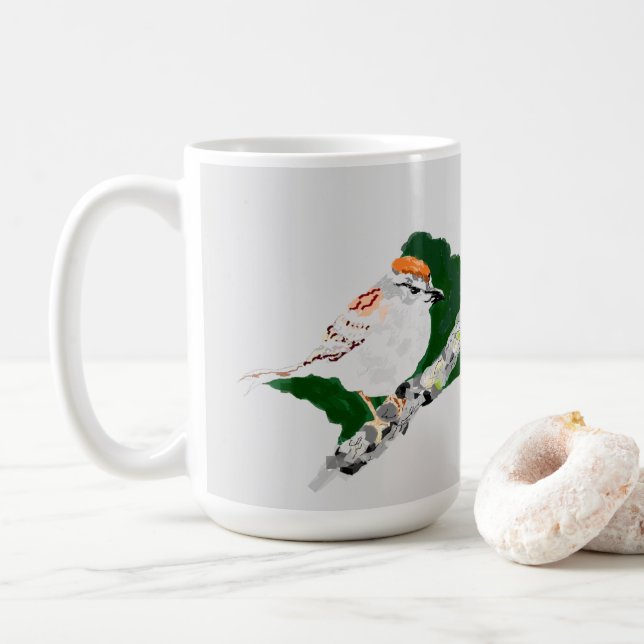 Muggar: En sparv Kaffemugg (Med munk)