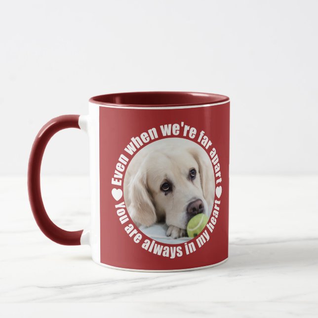 Muggar för DIN 2 kärlek för FOTO & för MONOGRAM (Vänster)