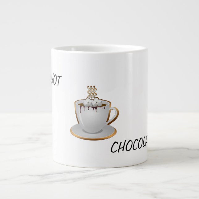 Muggar för Hett Chocolate-specifikation Jumbo Mugg (Framsidan)