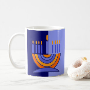 Muggar för menoradesignHanukkah gåva