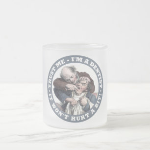 Muggar för monogram för TANDLÄKAREhumor