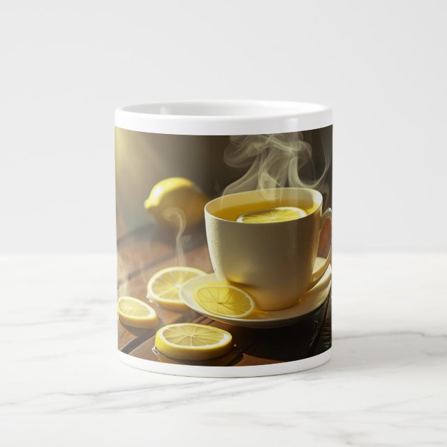 Muggar & gröna tekoppar kaffemuggar jumbo mugg (Framsidan)