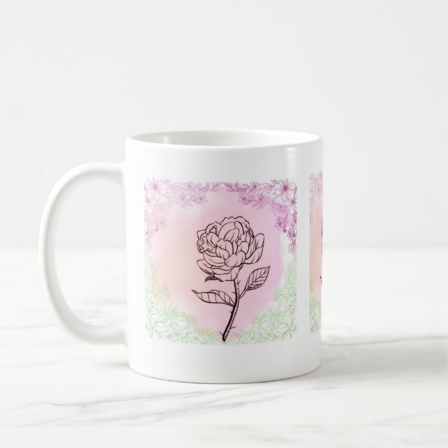 Muggar & koppar || Rose Bloom-mugg (Vänster)