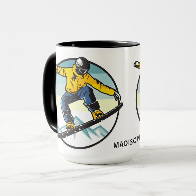 muggarna SNOWBOARDER Mugg (Framsida vänster)