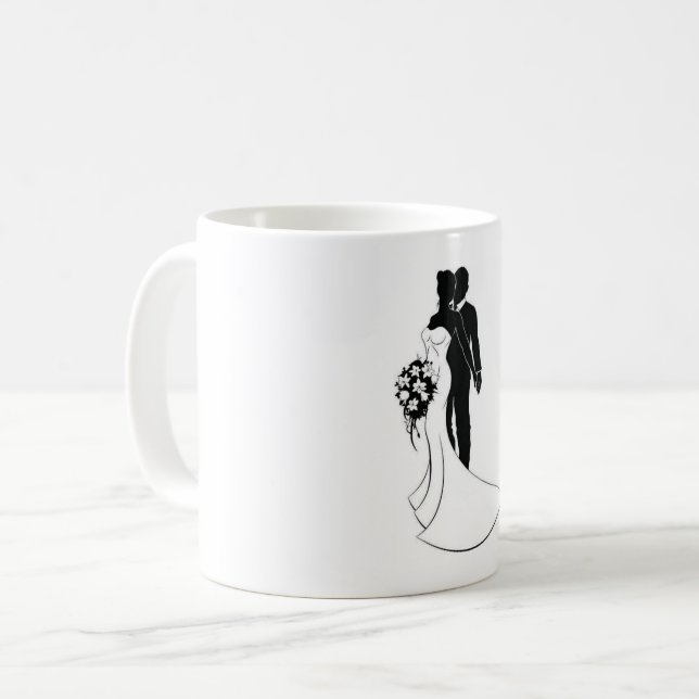 Muggbröllop Kaffemugg (Framsida vänster)