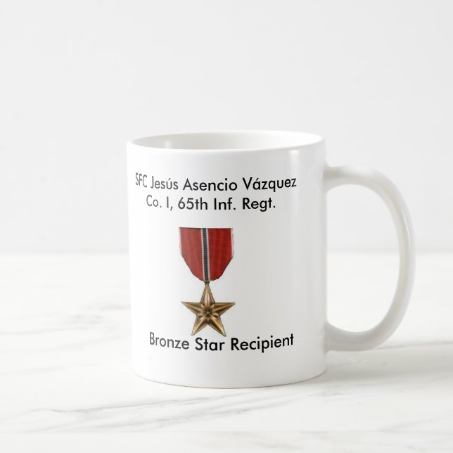 Muggen Borinqueneers - brons stjärnan Kaffemugg (Höger)