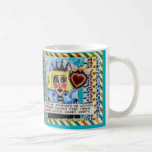 Muggen-DON't är någonsin skamsen av att älska Kaffemugg (Höger)