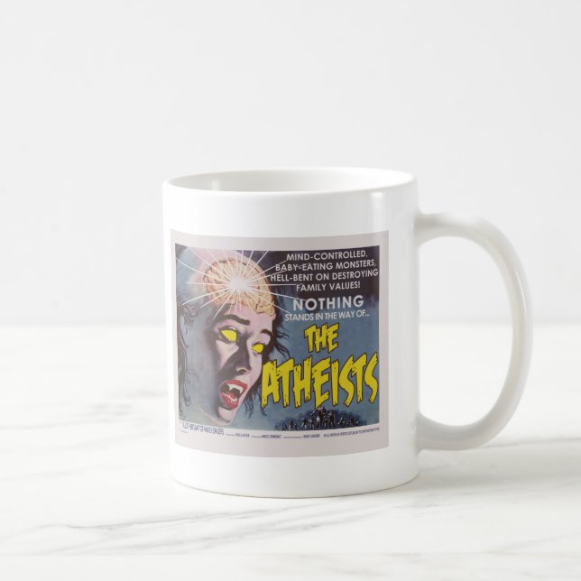 Muggen för affisch för ateistparodifilm kaffemugg (Höger)