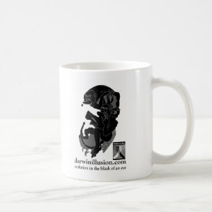 Muggen för Darwin illusionkaffe Kaffemugg