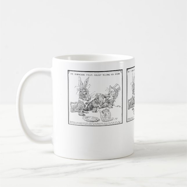 Muggen för Dormousenedgångar sovande Kaffemugg (Vänster)