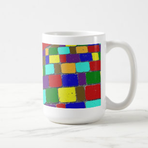 MUGGEN FÖR KLASSIKER FÖR FÄRGTEGELSTENVÄG! KAFFEMUGG