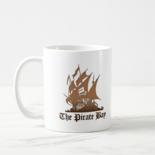 Muggen för piratfjärdkaffe kaffemugg (Vänster)