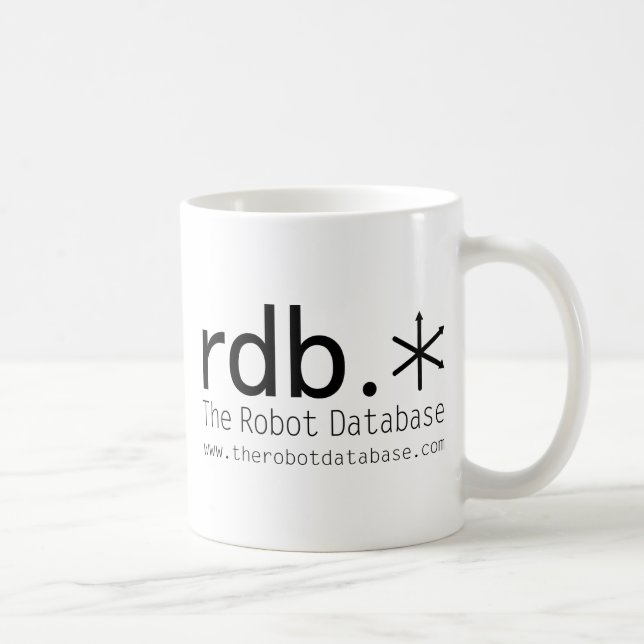 Muggen för robotdatabaskaffe kaffemugg (Höger)