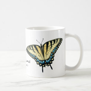 Muggen för tigerSwallowtail fjäril Kaffemugg