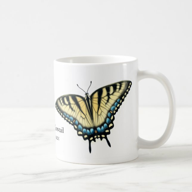 Muggen för tigerSwallowtail fjäril Kaffemugg (Höger)