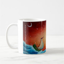 Muggen kaffe, segling, vinkar, fågeln
