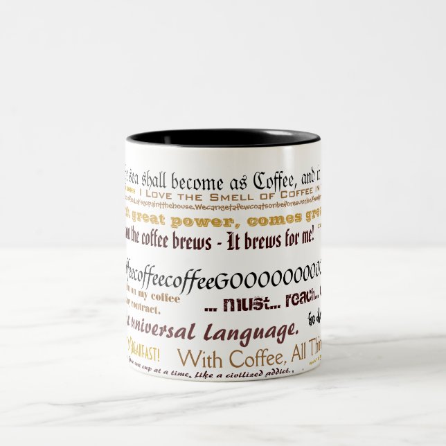 Muggen - kaffeupplaga Två-Tonad mugg (Center)