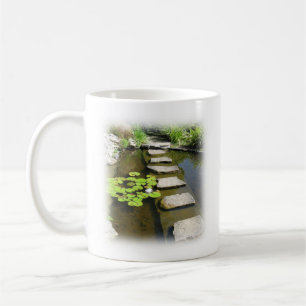 Muggen med en väg och en bibel verse (Psalm16:11) Kaffemugg