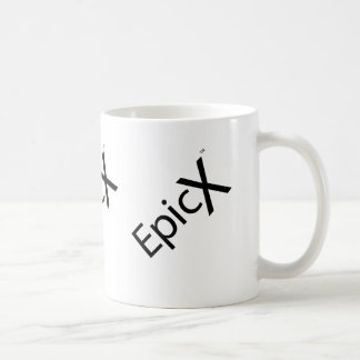 Muggen med logotypen för EpicX text 3 vippade på Kaffemugg